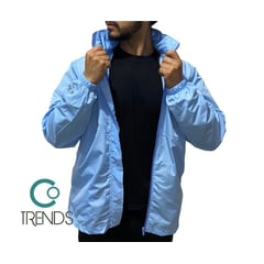 GENERICO - Chaqueta Rompevientos SAFARY Azul Hortencia