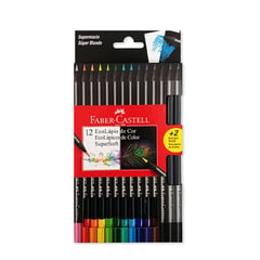 FABER CASTELL - Colores Supersoft X 12 + 2 Lap.