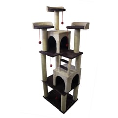 MAOS - GIMNASIO PARA GATO TRIDENTE - CAFE BEIGE