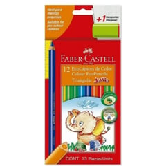 FABER CASTELL - Colores Triang. Jumbo X 12