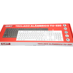 WIT - Teclado Para Computador Original Ergonomico Usb