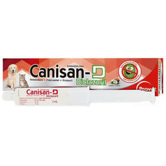 BOEHRINGER INGELHEIM - Canisan-D Antiparasitario Perros Gatos 5 Ml