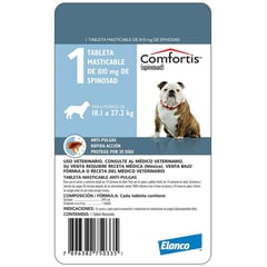 BOEHRINGER INGELHEIM - Comfortis Antipulgas Perros 18,1 A 27,2Kg Tabletas