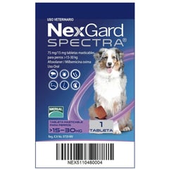 BOEHRINGER INGELHEIM - Nexgard Spectra Parasitos Pulgas Garrapatas Perros 15 - 30Kg