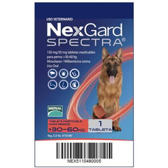 BOEHRINGER INGELHEIM - Nexgard Spectra Parasitos Pulgas Garrapatas Perros 30 - 60Kg