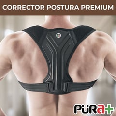 PURA - Soprte corrector postura ajustable ortopédico Talla L-XL