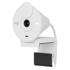 LOGITECH - Camara Brio 300 Full Hd 1080p Rightlight 2 Usb-c Blanco