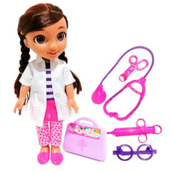 GENERICO - Muñeca Doctora Juguete Sonido Accesorios Niñas Infantil