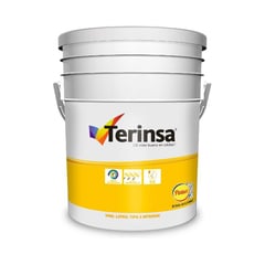 TERINSA - Vinilo tipo 2 limpiable vinillatex blanco cubeta 5 glns