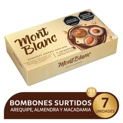 MONTBLANC - Chocolates Montblanc Estuche x 7 Bombones Surtidos