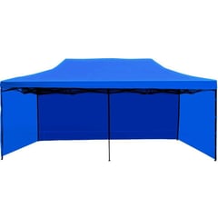 JARDIMEX - Toldo 6x3 plegable con paredes azul