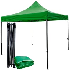 JARDIMEX - Carpa Toldo 3X3 Plegable Reforzada Impermeable para eventos