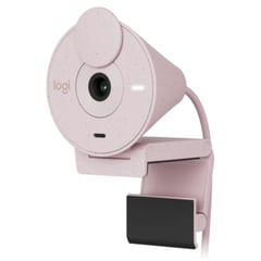 LOGITECH - Camara Brio 300 Full Hd 1080p Rightlight 2 Usb-c Rosa