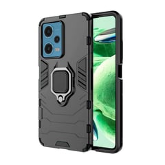 GENERICO - Funda Anti Golpes Anillo Compatible con Xiaomi Redmi Note 12 4G Negro