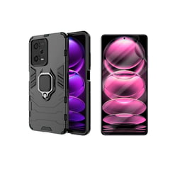 GENERICO - Funda Compatible con Anillo Xiaomi Redmi Poco X5 Pro Negro Hidrogel