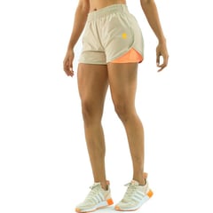 NO RULES - Short con lycra beige