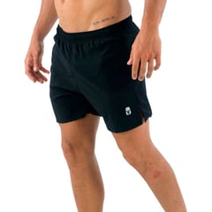 NO RULES - Pantaloneta deportiva hombre ajustada negra