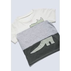 BABY PLANET - Camiseta manga corta .