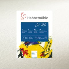 HAHNEMUHLE - BITÁCORA HAHNEMÜHLE PARA ÓLEO 30 X 40 CM 230 GRS