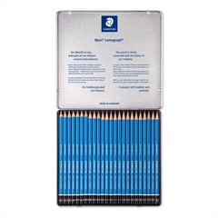 STAEDTLER - Lápices De Dibujo X 24 Unds Mars Lumograph