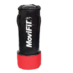 MOVIFIT - Saco de boxeo profesional con agarradera mma negrorojo