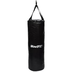 MOVIFIT - Saco de boxeo profesional negro de 1mt x 30 cm diámetro