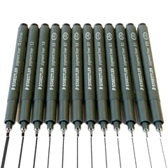 STAEDTLER - Rotulador, Rapidógrafo Estuche X 12 Graduaciones