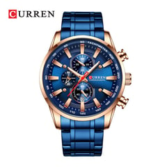 CURREN - Reloj 8351 para Hombre acero inoxidable