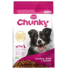 CHUNKY - Perros Adultos Cordero Arroz Y Salmon 12Kg