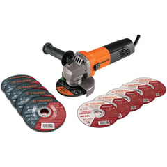 TRUPER - Esmeriladora 4-1/2' 850w c/5 discos de corte y 5 desbaste