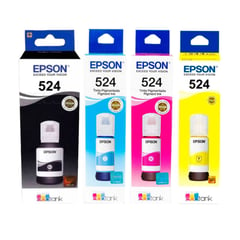 EPSON - Combo Botellas de Tinta 524 Negra y 524 Colores Original
