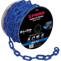 FIERO - Cadena plastica 8mm 7 color azul