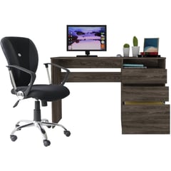 RTA DESIGN - Combo para oficina cronos incluye escritorio y silla