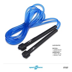 SPORT FITNESS - Lazo Para Saltar En Silicona - Azul