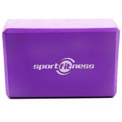 SPORT FITNESS - Cubo Para Yoga Bloque Gym Espuma Ladrillo