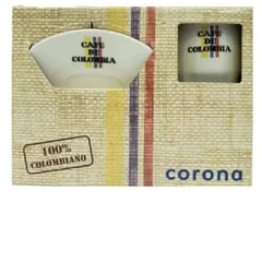 CORONA - Pocillos cafe de colombia 8 piezas