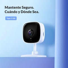 TP LINK - Tapo C100 Cámara De Seguridad Wi-fi Full Hd Audio Microfono