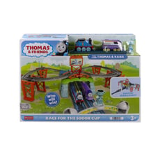 MATTEL - Thomas Friends Pista Carrera Por La Copa De Sodor