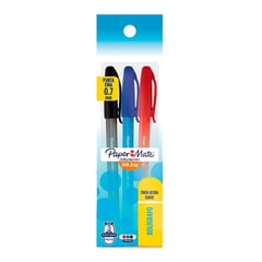 PAPER MATE - Set de Bolígrafos Gel Kilométrico X3