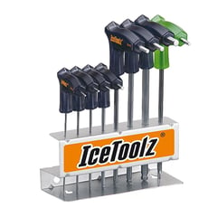 ICETOOLZ - Herramienta Hexagonal Bicicleta Kit 8pzs Doblepunta