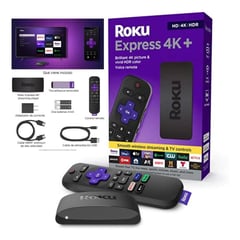 ROKU - Express 4k+ Reproductor Ultima Versión Control Por Voz R3941r