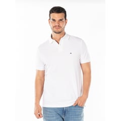 TOMMY HILFIGER - Polo 1985 De Corte Regular Hombre Blanco