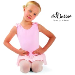 DIBALLET - Traje de ballet para niña délikat color rosado