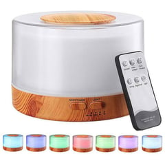 GRUPO B - Difusor aroma humidificador purificador aire luz led 540ml control