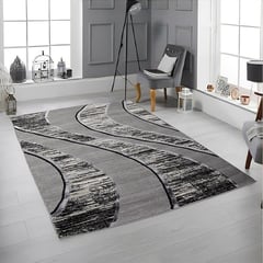 MITAPETE COM - Alfombra Tapete Pie de Cama Turquia Gris 60 X 110cms