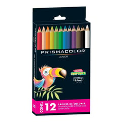 PRISMACOLOR - Lapices De Colores Junior Tradicional 12 Colores