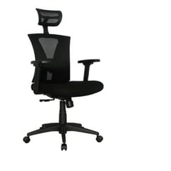 JX - Silla presidente de oficina home office shanghai- negra