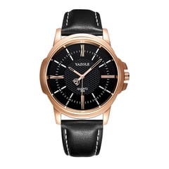 YAZOLE - RELOJ HOMBRE YZL358 ELEGANTE CUERO