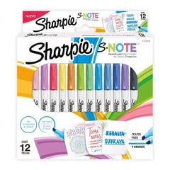 SHARPIE - Resaltador Marcador  S Note X12