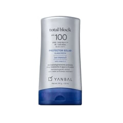 YANBAL - Protector solar Total Block SPF100 de 80 gr